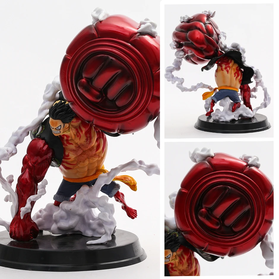 

Battle Monkey D Luffy Gear 4 One Piece Figure PVC Statue Model Doll Collection Ornaments Gifts Toy 21cm