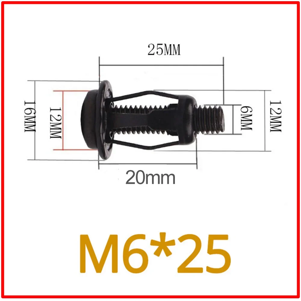 Screw Bolt Nut Set Screw Washer Nut Kit Rivet Nut Gun Rivet Nut Kit M4 M5 M6 M8 Petal Rivets Nut Car License Screw Jack Nut Metal Iron Base Clamp Fixed Plate Bolt For Automobile Motor Vehicle