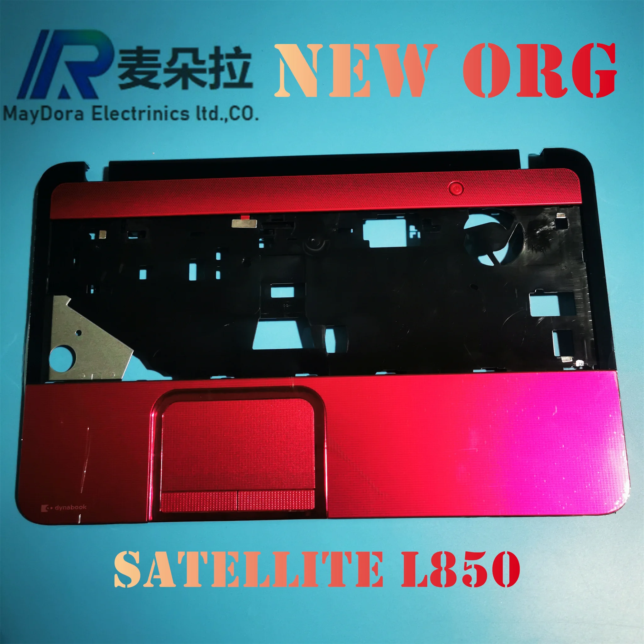 Nova Caixa do Portátil Org para Toshiba Dynabook Satélite L850 L855 C850 C855 C855d Plamrest Superior Case Base Inferior Vermelho Preto - Imagem 5
