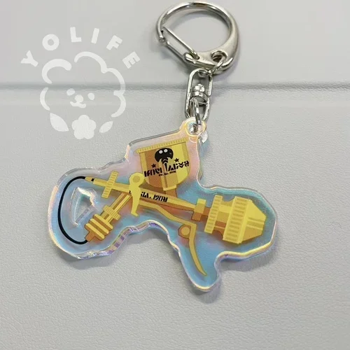 スプラトゥーン3-女の子のためのレーザー武器ペンダントキーホルダー