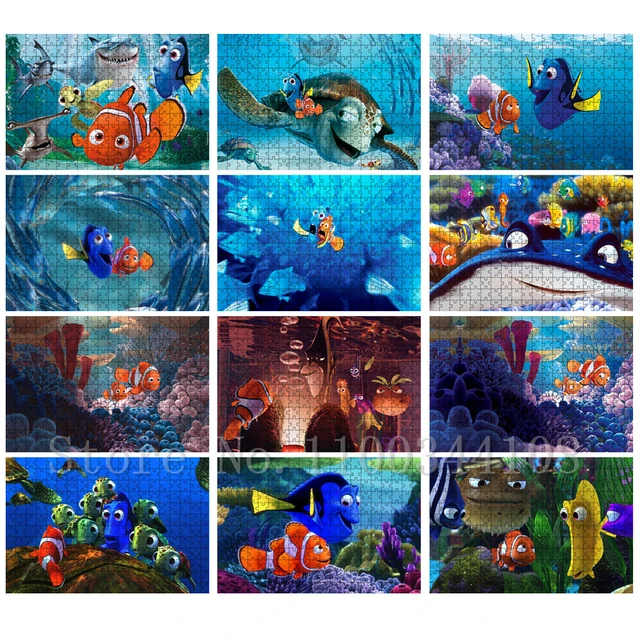 Disney Pixar Collage, 1000 Piece Jigsaw Puzzle – FairyPuzzled