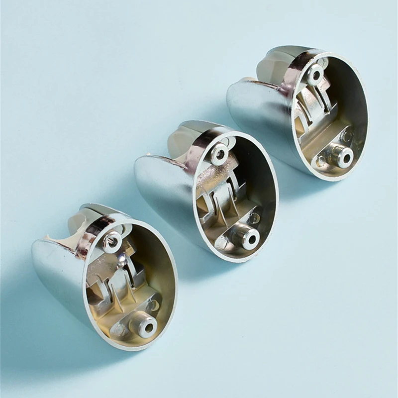 100Pcs Adjustable Shower Head Base Fixed 90 Degree Wall Mount Holder Hand-held Bracket Bathroom Shower Accessories