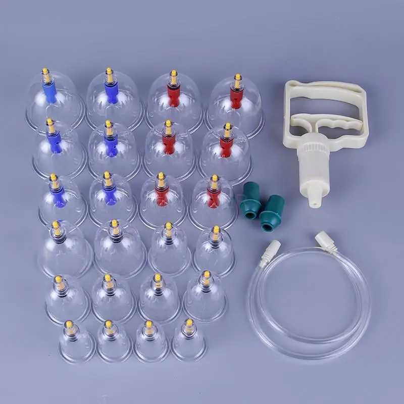 24 cans of cupping apparatus of household health care medical silica gel plastic cupping meridian massage