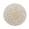Dot Fluffy Carpet Living Room Round Hairy Nursery Play Mat For Children Soft Baby Rug Plush Bedroom Rug Christmas Gifts For Kids 6