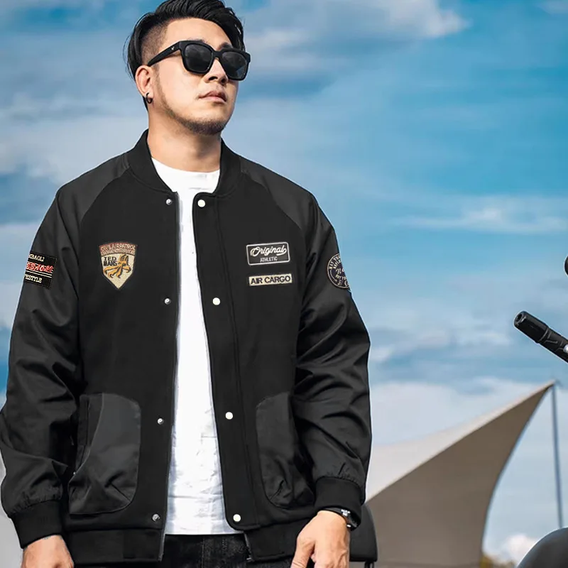 Winter fleece Cotton Sweatshirts men's new oversized Plus Size jacket 15xl 16xl 210kg 11XL zip up sweatshirt 2