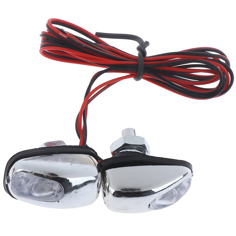 Luces LED Para Boquillas De Limpiaparabrisas - Par De 12V Azules, Impermeables, Fáciles De Instalar, Ideal Para Personalizar Tu Coche