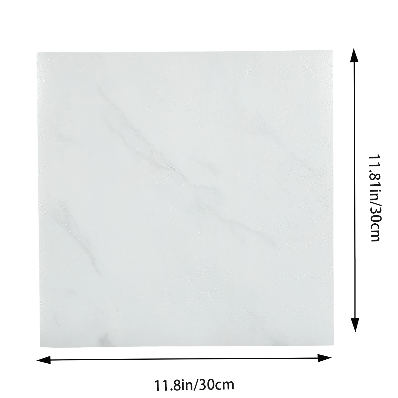 32 Stück 30 x 30 cm Marmor-Flieseneffekt-PVC-Bodenbelag, selbstklebende Bodenbeläge für Haustür, Wohnzimmer, Küche, Balkon – Detail 2