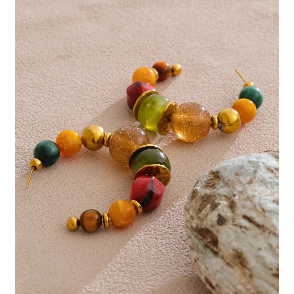 Yhpup French Huggie Earrings