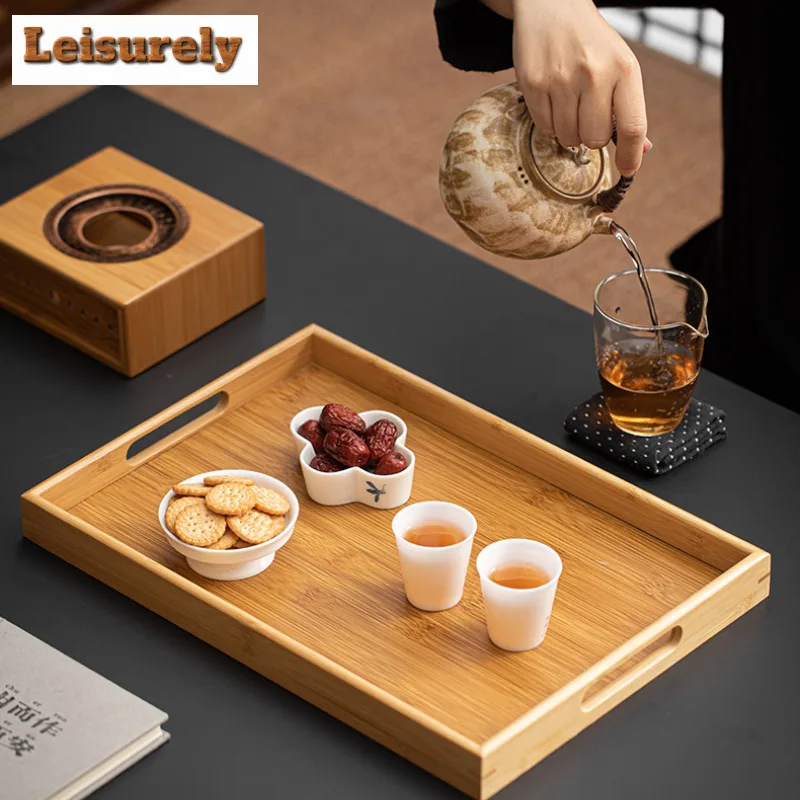 Zne Bamboo Teapot Warmer Luxury Tea Pot With Candle Warmer Set Trivet Tea Stove Kettle Stand Tea Serve Tray Accessories Ornament