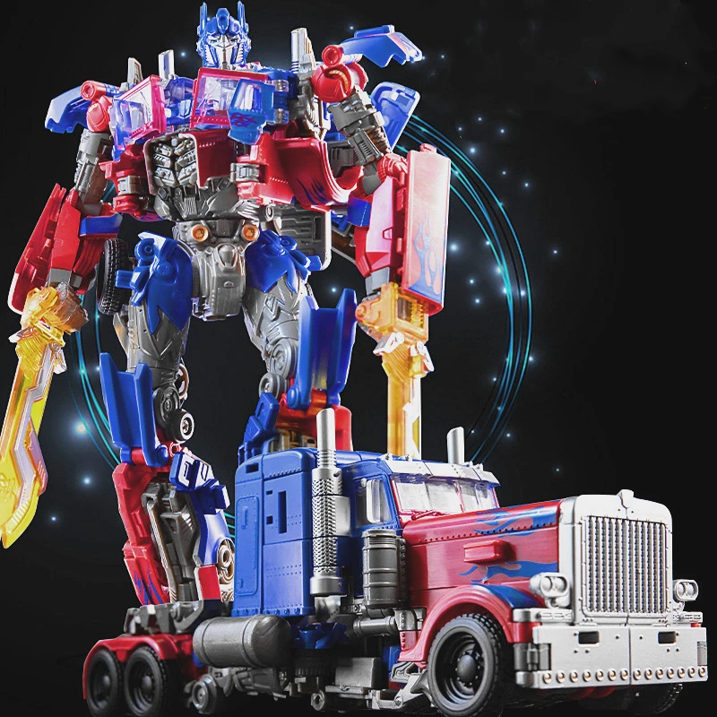 Transformers Optimus Prime Bumblebee Megatron Sentinel Prime Model Toy Double Knife Hammer Arma Action Figure Toy Gift