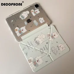 Cute Puppy Y - Fold Tablet Cover with Enhanced Design - Galaxy Tab S7 FE (PKZ175B)