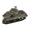Henglong 3898-1 M4A3 Main Battle Tank 1/16 RC Model US Sherman Battle Metal Tracks Military Remote Control Toys Car 4