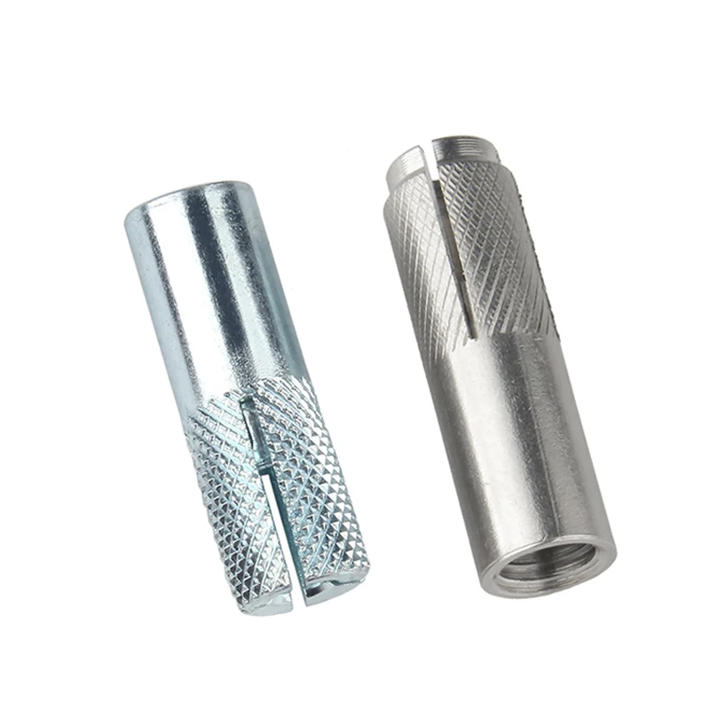 1-5pcs M6 M8 M10 M12 M16 Stainless Steel Galvanization Push Burst Blasting Drop-in Anchor Screw Bolt Wedge Nut Expansion Anchor expansion bolt set