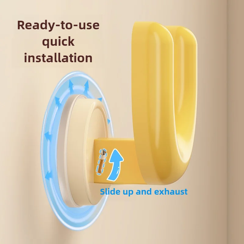 2-Pack Suction Cup Bathroom Wall Hooks - No Drill Adhesive Multi-Purpose Organizer for Slippers, Jewelry, Hair Accessories