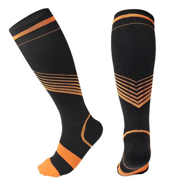 

Football Sport Socks Cycling Running Sports Fitness Elastic Socks Nylon Knitted Fabric Breathable Sport Socks Equipment
