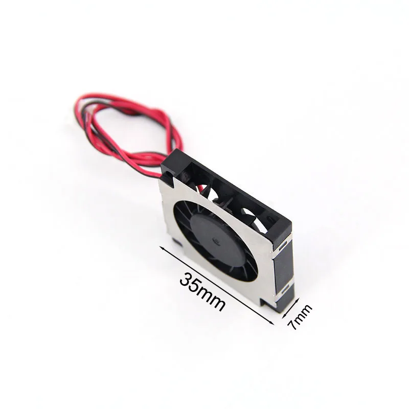 3.5cm Silent 35mmx35mmx7mm DC 5V 12V Cooling Fan quite turbo blower Fan Module for 3D printer tools Cooler 35MMX7MM w28