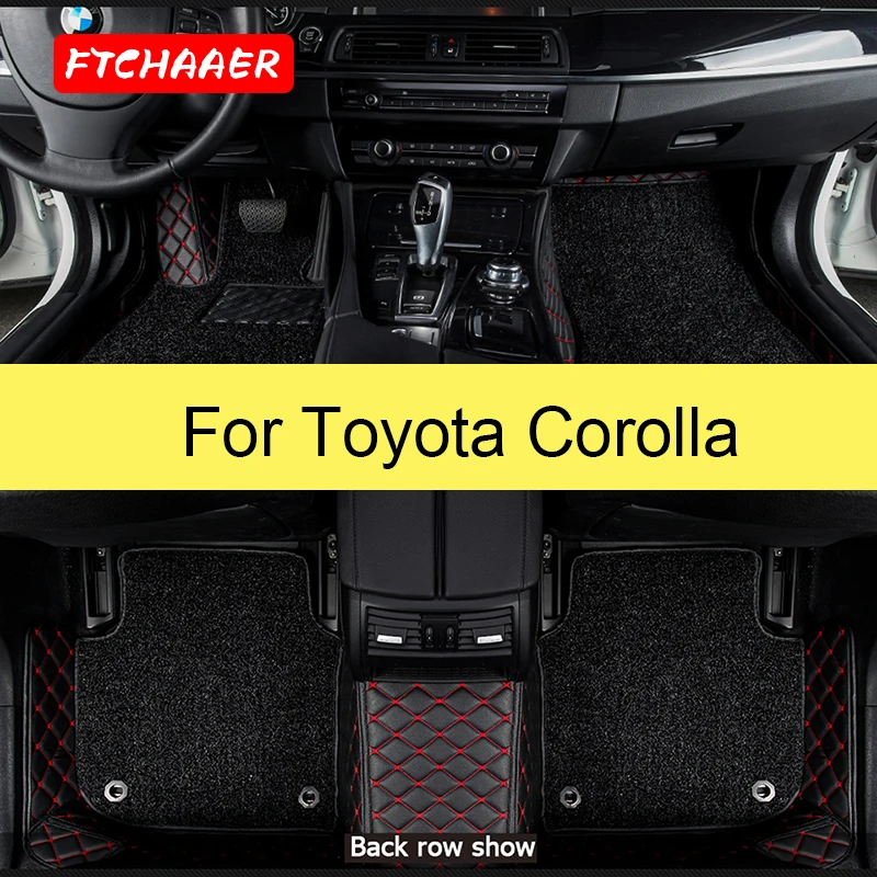 Ftchaaer Car Floor Mats For Toyota Corolla 20002022years Foot Coche