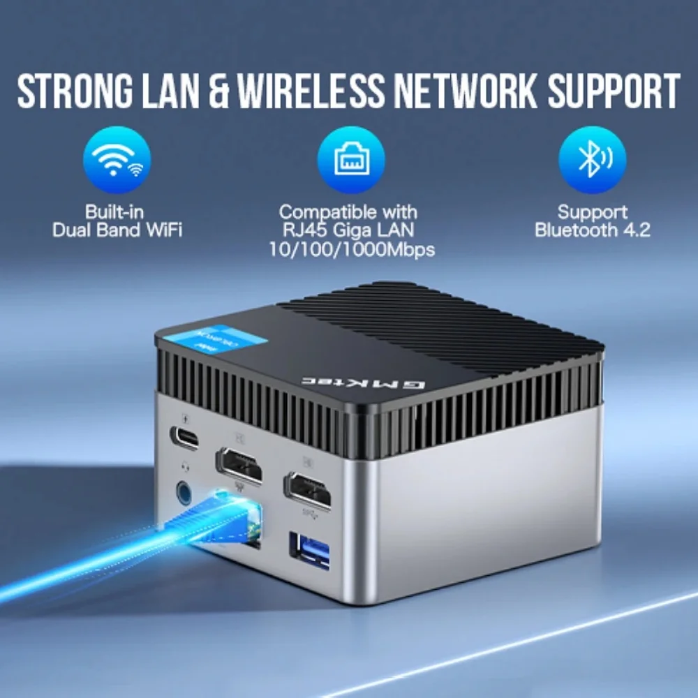 GMKtec KB5 Mini PC Intel Celeron N5105 Windows 11 Pro 4K