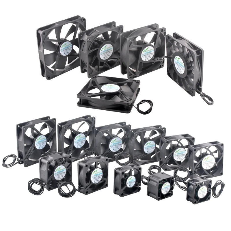 ANCHAOPU Ventilador de Refrigeración sin Escobillas EC de 40mm 50mm 60mm 70mm 80mm 92mm 120mm 140mm, Ventilador de Flujo Axial AC 110V 120V 220V 240V para Gabinetes