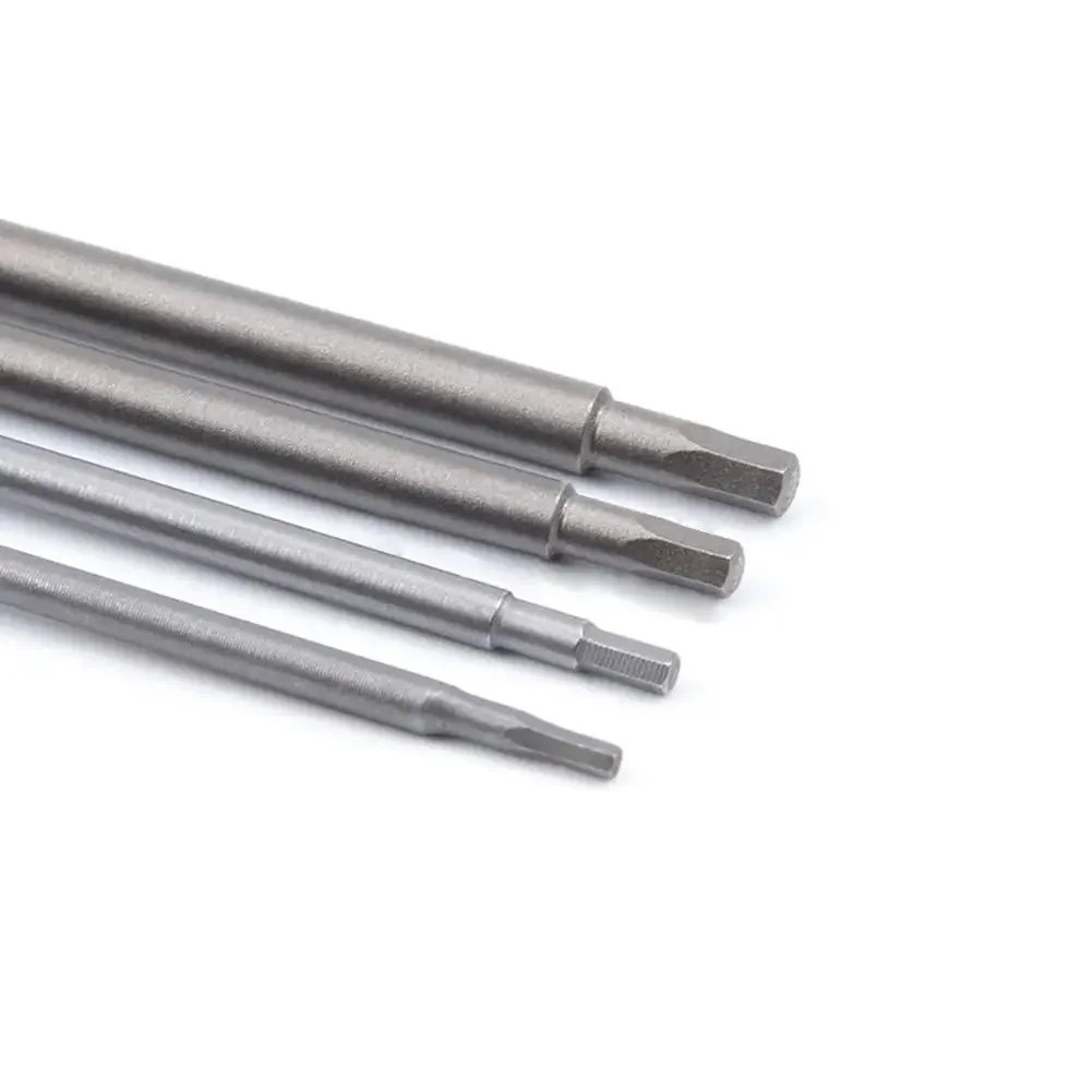 4pcs Alloy Steel Hex Screwdriver 1/4 Inch Hex Shank Magnetic Head