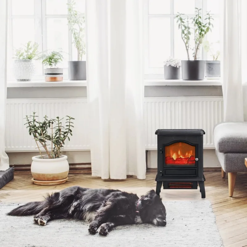 Electric Stoves ChimneyFree Powerheat Infrared Quartz Electric Stove  Heater, 1500W, Black - AliExpress