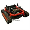 Cortadora de césped robótica RC de giro cero con control remoto, tamaño grande para terrenos con matorrales y bosques de 120 mm