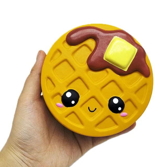 Squeeze toy cheese chocolate biscuit cute gourmet toy stress-relieving scent fun kids Christmas gift toy 4