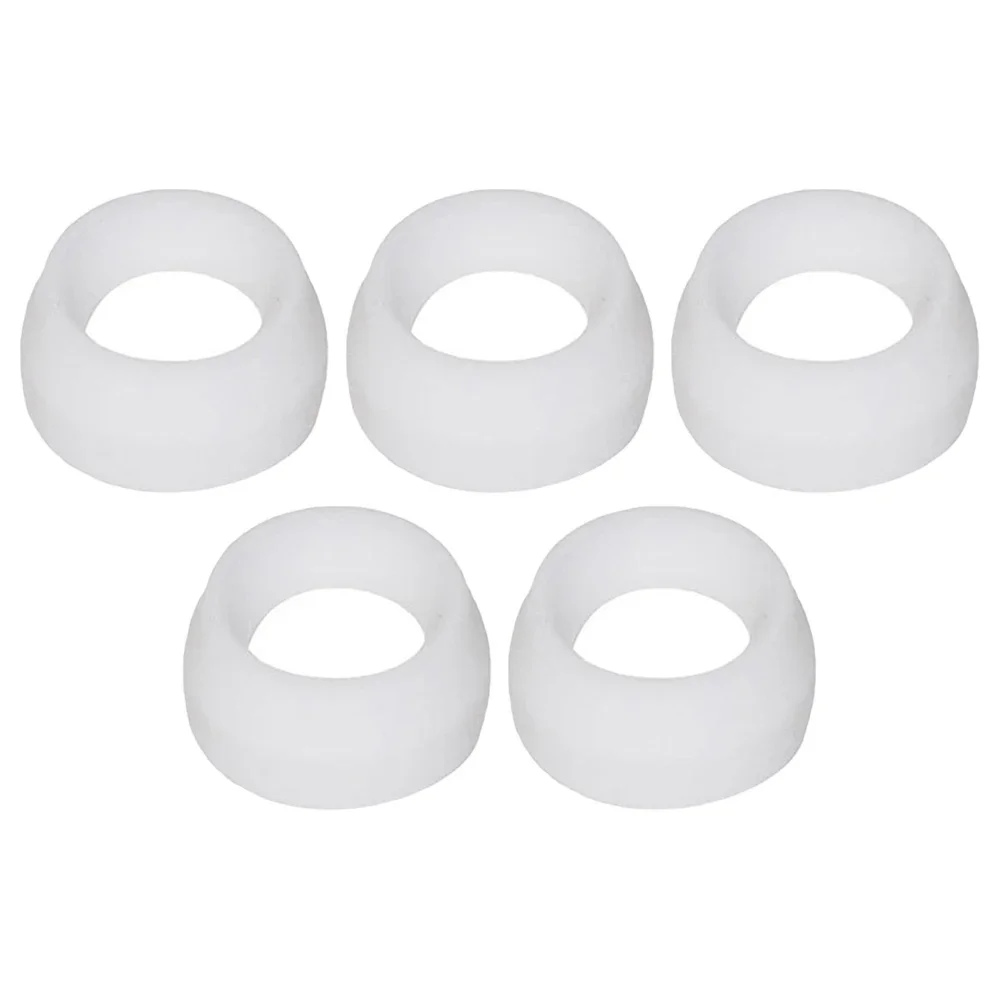 5Pcs Insulator Cup Gasket 18CG For TIG WP17/18/26 Welding Torch Kit White Rubber Washer 22*22*11mm Welding Equipment Parts 5