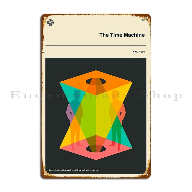 The Time Machine Metal Platform Poster Decoration Kitchen Design Cinema Printing Tin Sign Poster