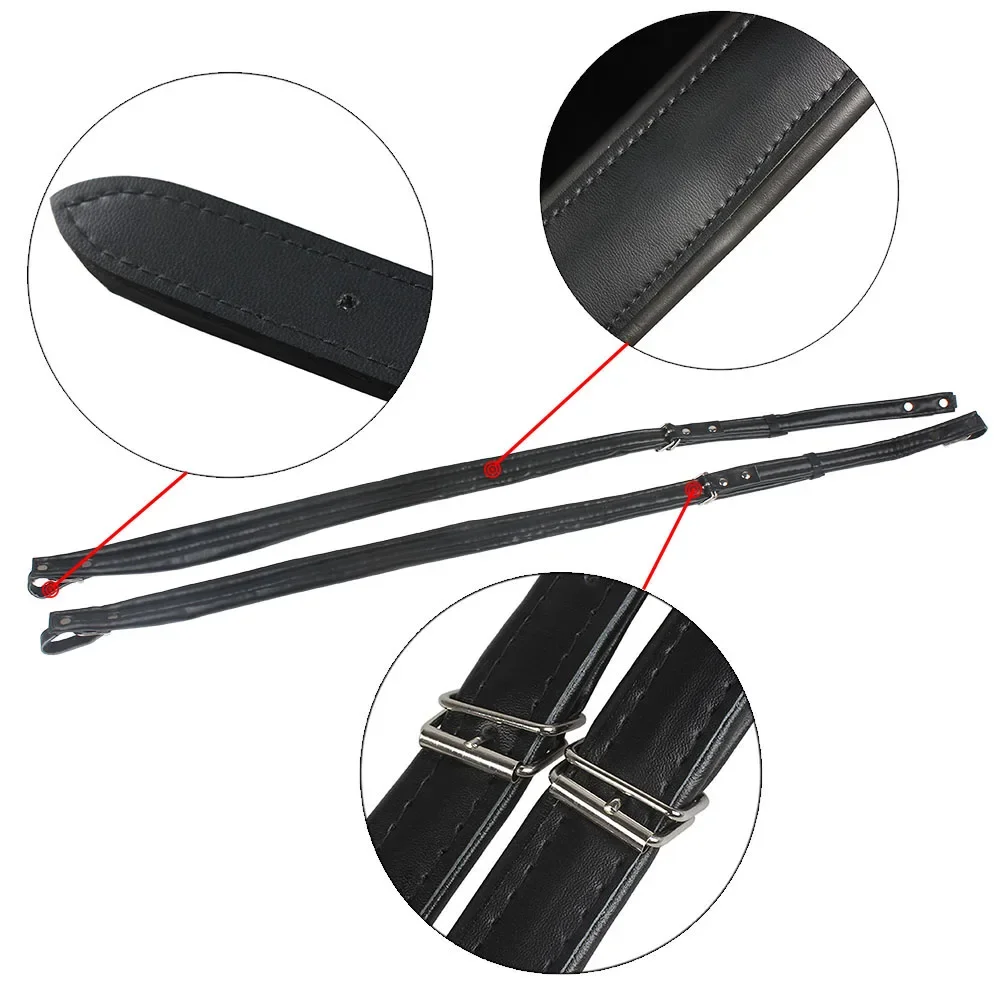 M MBAT One Pair Adjustable Synthetic Leather Accordion Shoulder Straps for 16-120 Bass Accordions