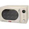 *Retro desktop microwave oven -0.7 cubic feet -700 watts, with LED digital display screen - child lock - easy to clean interior 6