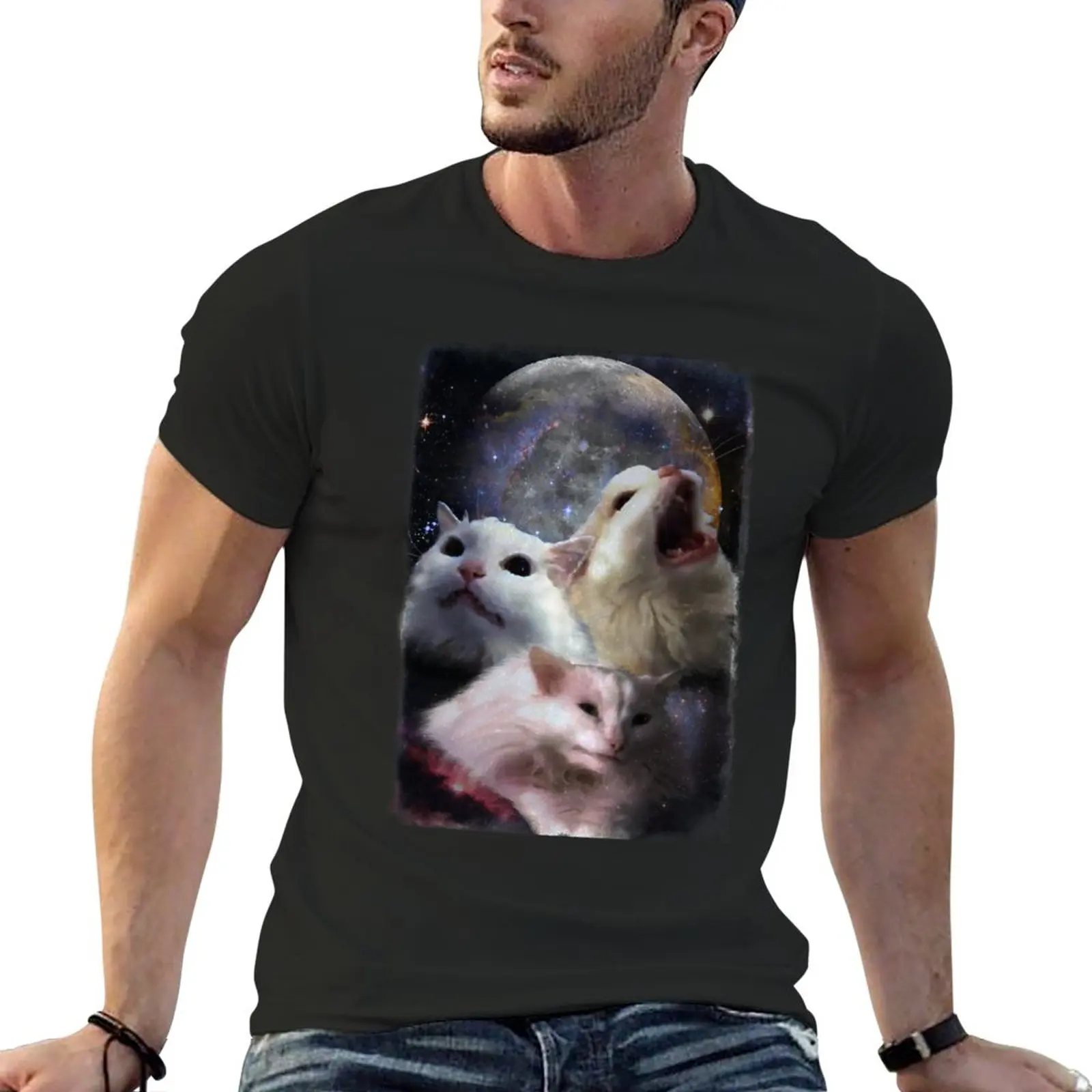 

Triple Thurston Moon Cats! T-Shirt customs design your own Blouse cute tops big and tall t shirts for men
