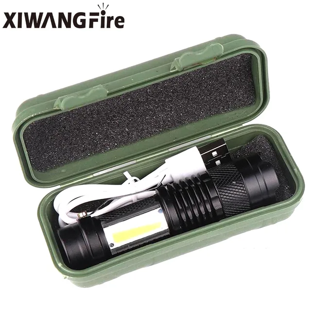 소형이지만 강력한: XIWANGFIRE XP-G Q5 LED 줌 포커스 미니 LED 손전등