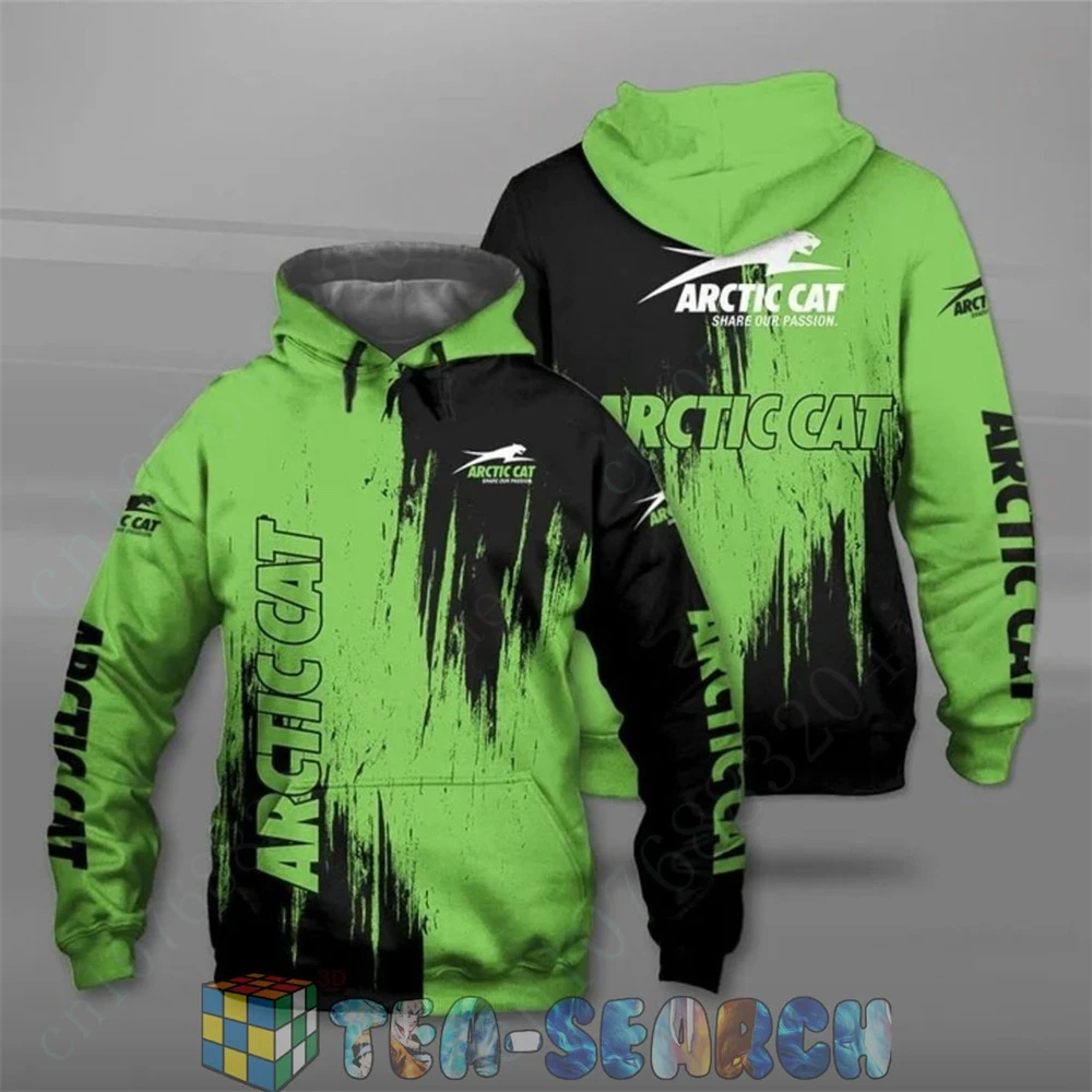 

Arctic Cat Zip Hoodie Harajuku Hoodies Anime Sweatshirt 3D Printing Pullover Top Unisex Clothing Casual Hoodies For Men Women