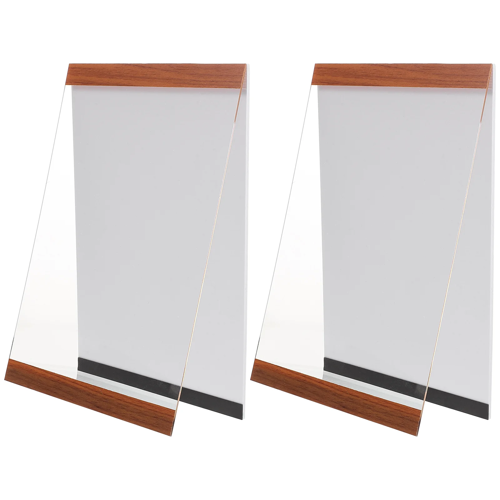 

Магнитная стойка для файлов, 2 шт., настенные рамки для фотографий, коллаж A5, галерея, сертификат, акриловый постер, фотография персонала