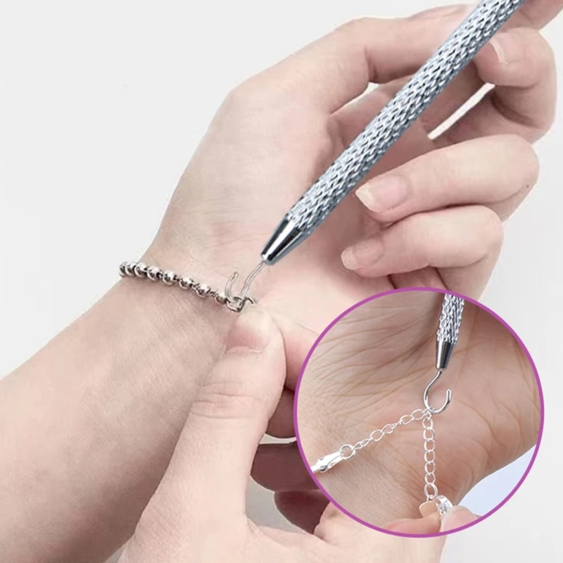  3PCS Bracelet Clasp Helper Tools Metal Jewelry Clasp