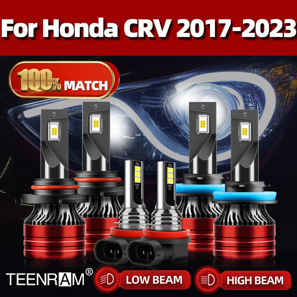 

60000LM LED Headlight H11 HB3 9005 Car Headlamps Bulb 12V Auto Fog Light 6000K For Honda CRV 2017 2018 2019 2020 2021 2022 2023