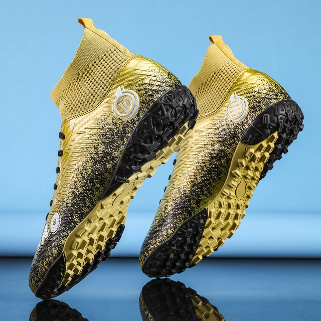 Men Soccer Shoes Kids Football Boots Women Professional Soccer Cleats Antiskid Chaussure Football TF/FG Outdoor Football Shoes 2