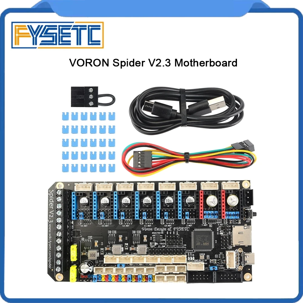 FYSETC Spider V2.3 Motherboard 32Bit Controller Board TMC2209 3D
