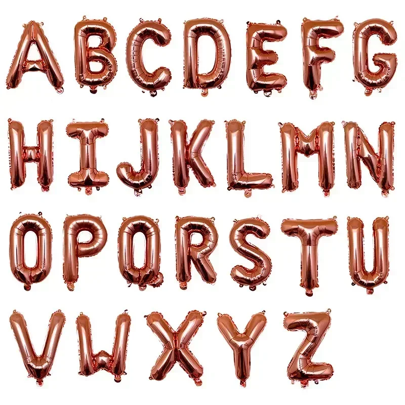 Foil Letter Balloons A-Z Alphabet Balloon Figures 16 32 Inch