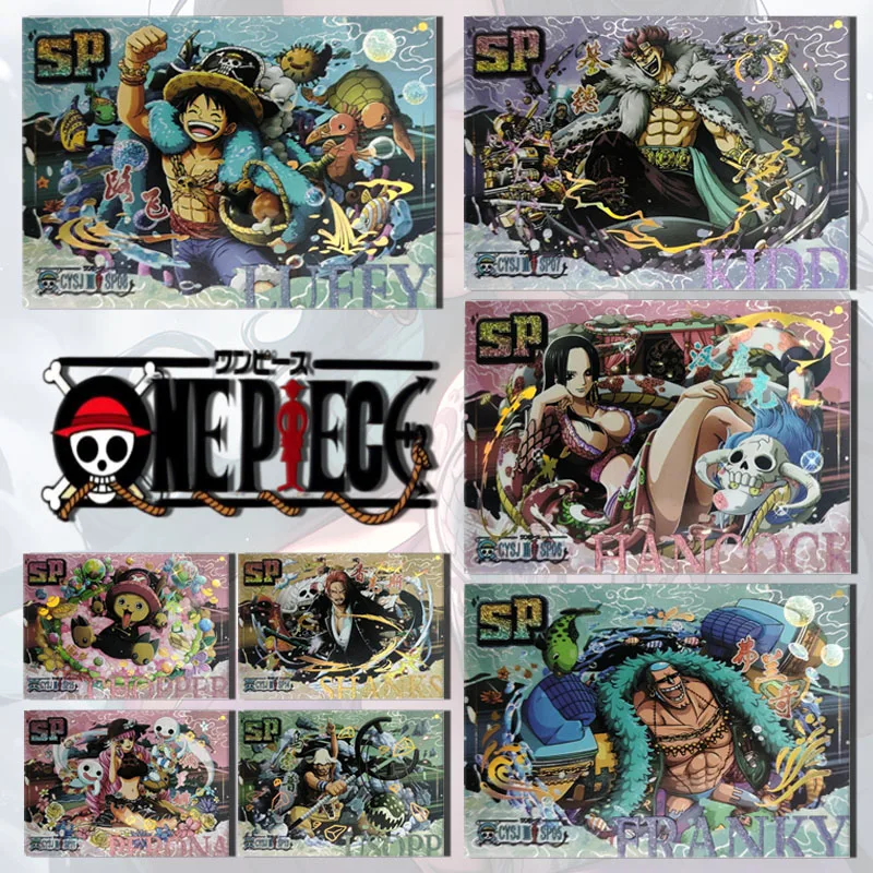 

ONE PIECE Dimensional World Monkey D. Luffy Roronoa Zoro Nami Boa Hancock SP card Toy collection boy Birthday Christmas gifts