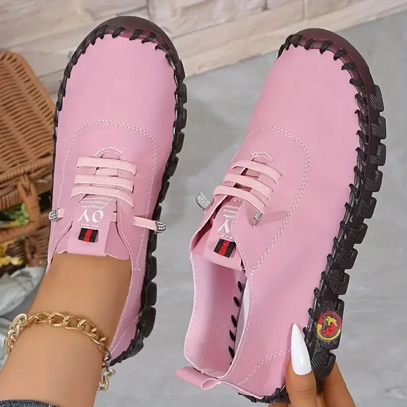 2024 New Women Sneakers Spring Summer Loafers Soft-soled Roman Comfortable Sneakers Women Retro Plus Size Single Shoes for Women 2