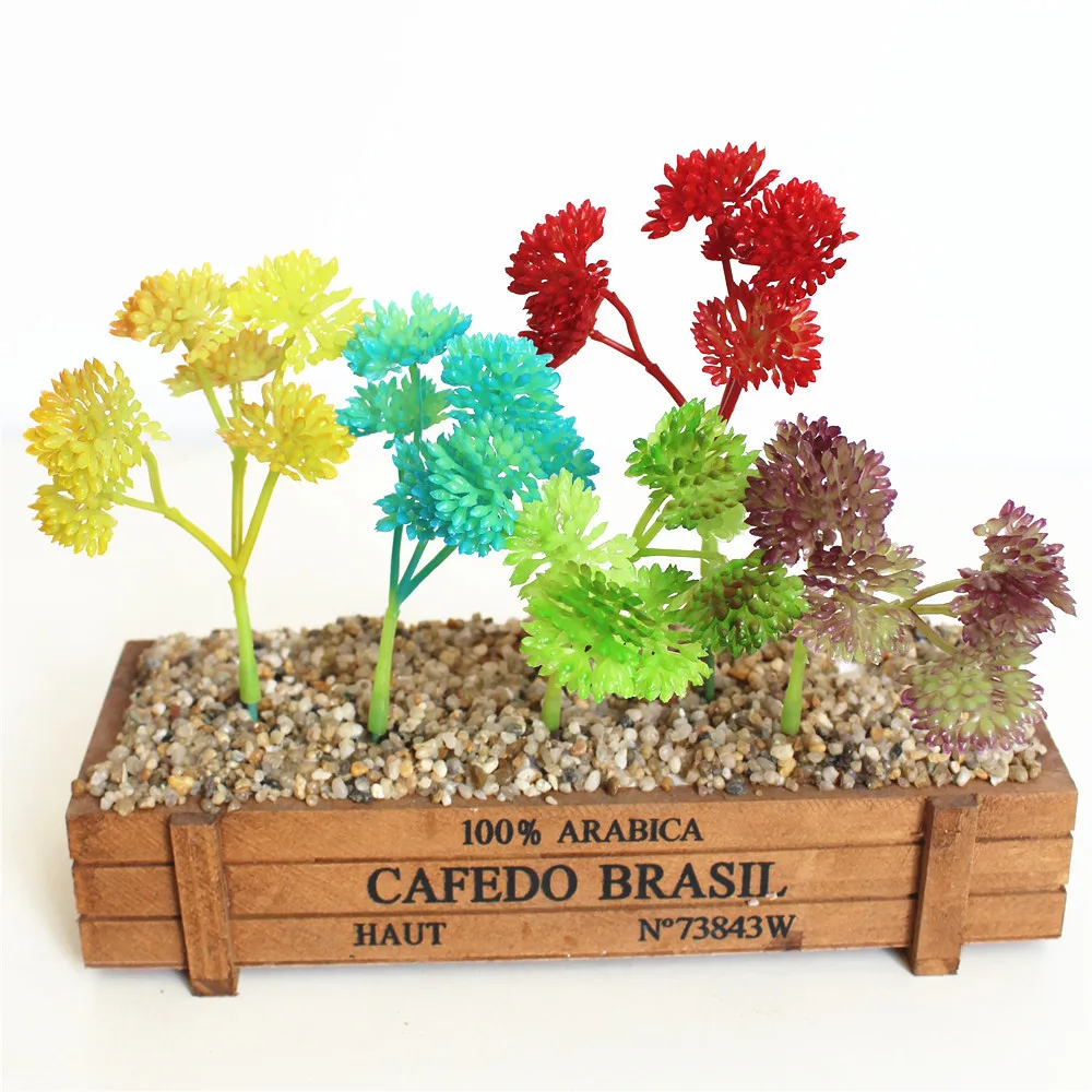 Colorful Mini Succulent Plant Set for DIY Wall Flower Arrangements