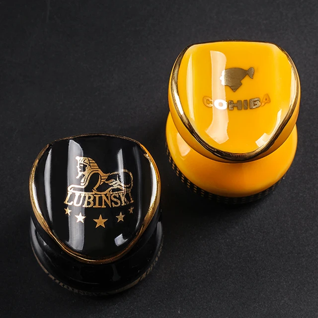 Ceramic Cigar Stand Rack Travel Cigar Ashtray Holder Pocket Mini Cigarette Cigar Rack Ashtray Holder Smoking Accessories - Image 4