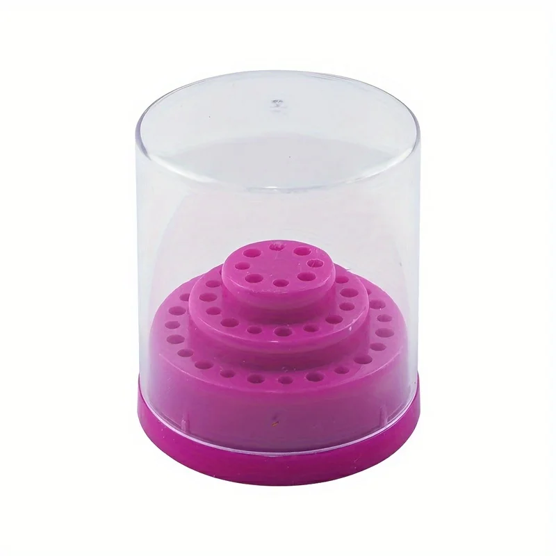 Verschiedene Stile 48 Löcher Acryl Nagel Bohrer Bits Halter Leere Lagerung Box Ständer Cutter Maniküre Fräsen Container Nagel Zubehör – Detail 10