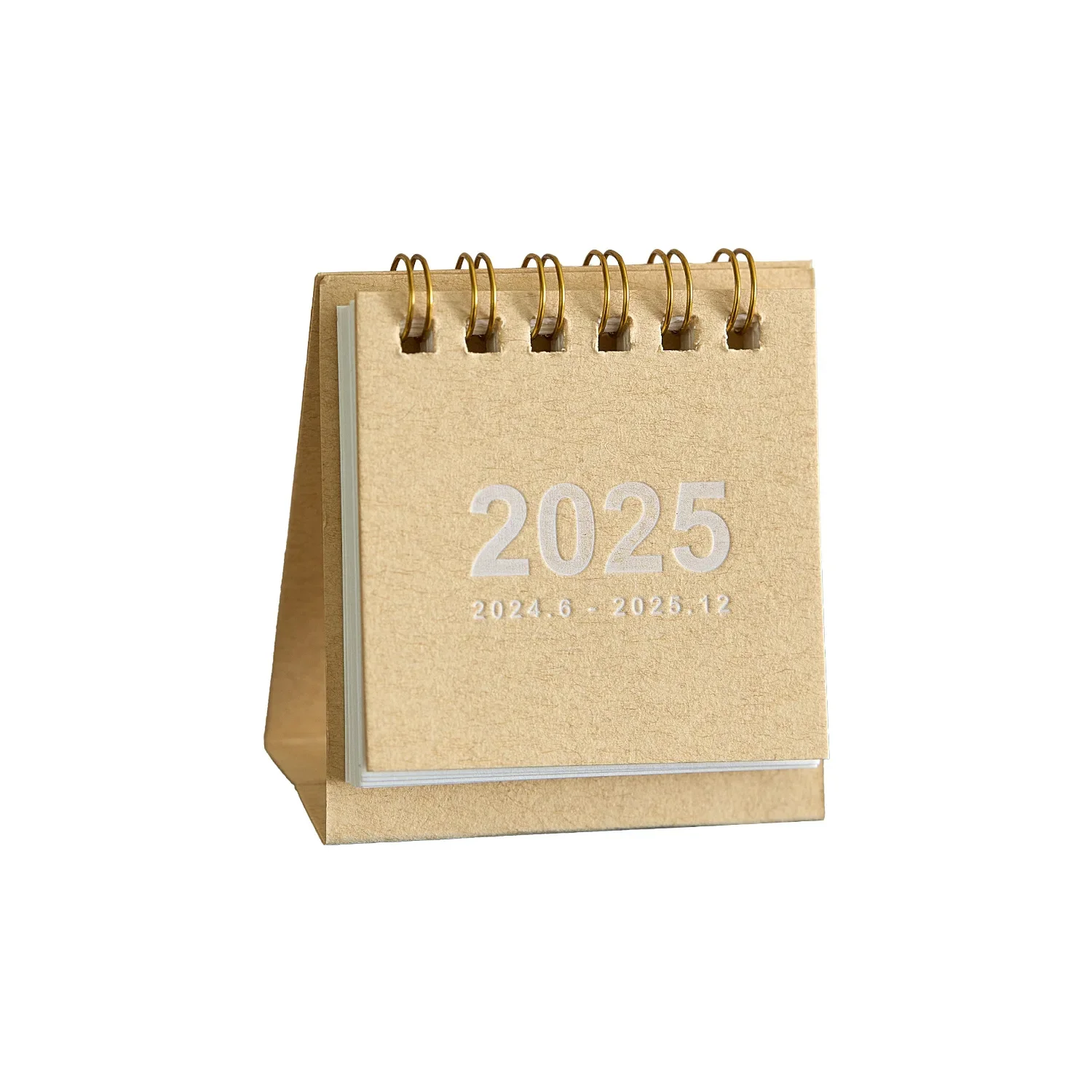 Desk Calendar Pocket Portable Punch Plan Desktop Decoration