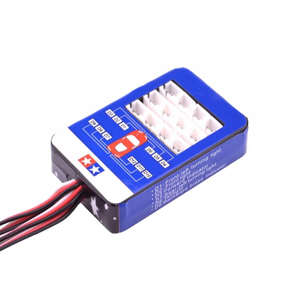 Kit éclairage 12 LED pour voiture RC 1/10 - Phares, feux stop, clignotants
