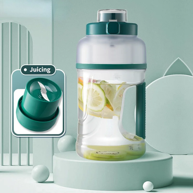 USB Rechargeable Juicer Blender Bottle - 1000ml Po...