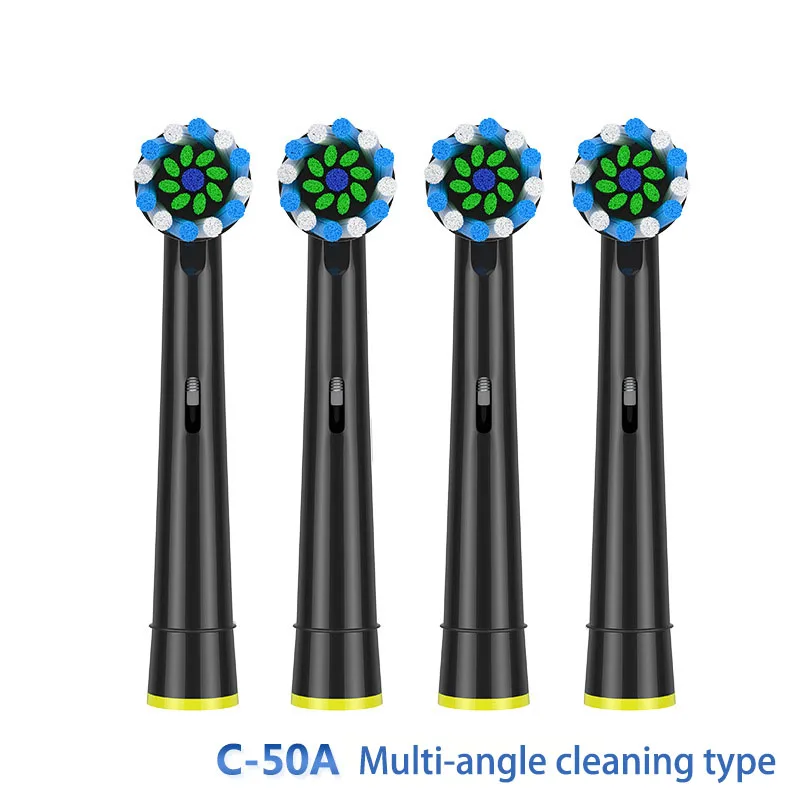 Toothbrush Heads 4Pcs Replacement Nozzles Oral b Electric Advance Power Pro Health 3D Excel Vitality Interclean Triumph