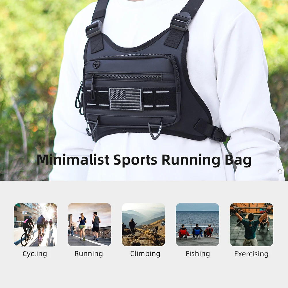 Unisex Motorcycle Chest Bag For Outdoor Cycling